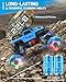 Programmable RC Stunt Truck, 1:12 Remote Control Monster Car with 360° Spin, Drift, One-Key Demo, 4WD All-Offroad Cars with Spray Music Dance Hobby Truck Gifts for 6-12 Boys Girls Christmas (Blue)