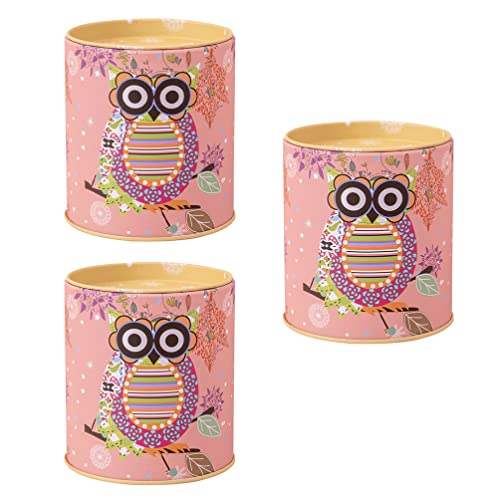 3pcs Pen Holder Piggy Bank Piggy Bank for Kids Cute Tinplate Coin Bank Bedroom Decor Stationery Baby