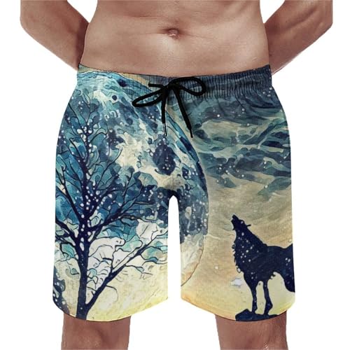 Short de bain homme loup idéal pour vos vacances à la mer