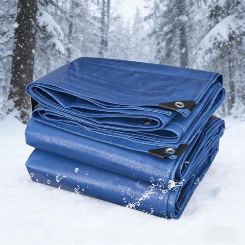 Lona impermeable reforzada antidesgarro duradera de polietileno bicolor 2