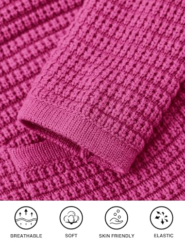 PRETTYGARDEN Women Knit Cardigan Sweaters Fall Fashion Long Sleeve Open Front Button Down Trendy Casual Jacket Winter Clothes