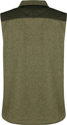 Fjällräven Herren Buck Fleece Vest M Sweatshirt, Laurel Green-Deep Forest, XXL EU