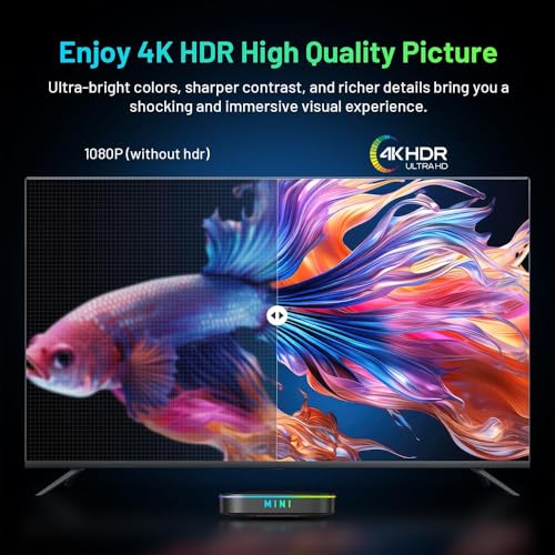 Image of Android 14.0 TV Box RK3518 Quad Core 4K 2GB RAM 32GB ROM Dual WiFi6 BT5.0 | ARM Cortex-A53 CPU, 2.4G /5GHz Dual Band WiFi6, USB 3.0, 4K UHD Decoding, Bluetooth 5.0, Smart Android Streaming Media Player