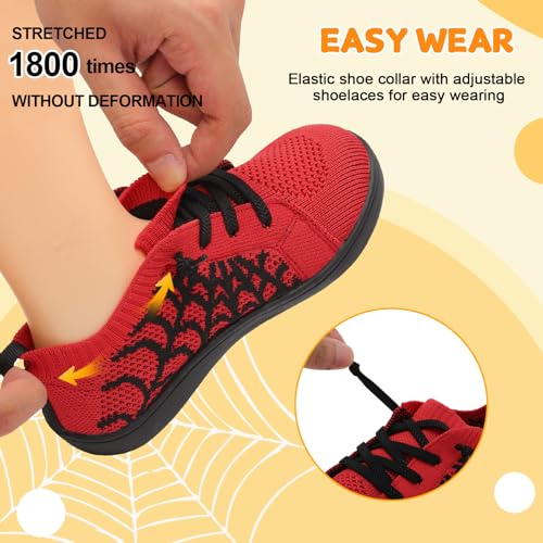 Image of JOINFREE Toddler Shoes Girls Boys Wide Barefoot Shoes Minimalist Walking Sneakers Zero Drop Slip on Tennis Shoe Breathable Naturally Flexible