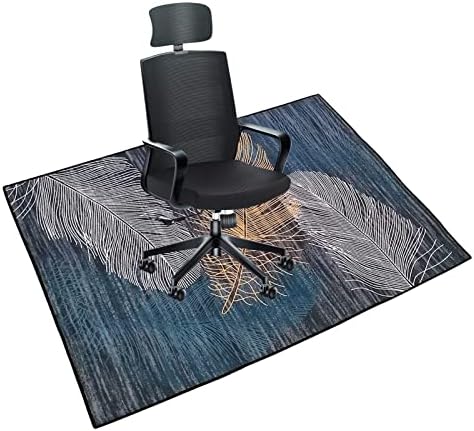 YEXEXINM 36 X48 Chair Mat for Hardwood Floor, Anti-Slip Desk Chair Mat, Chair Rugs Floor Protectors Mat, Desk Chair Mat color 48inchx36inch FHD013 FHD013