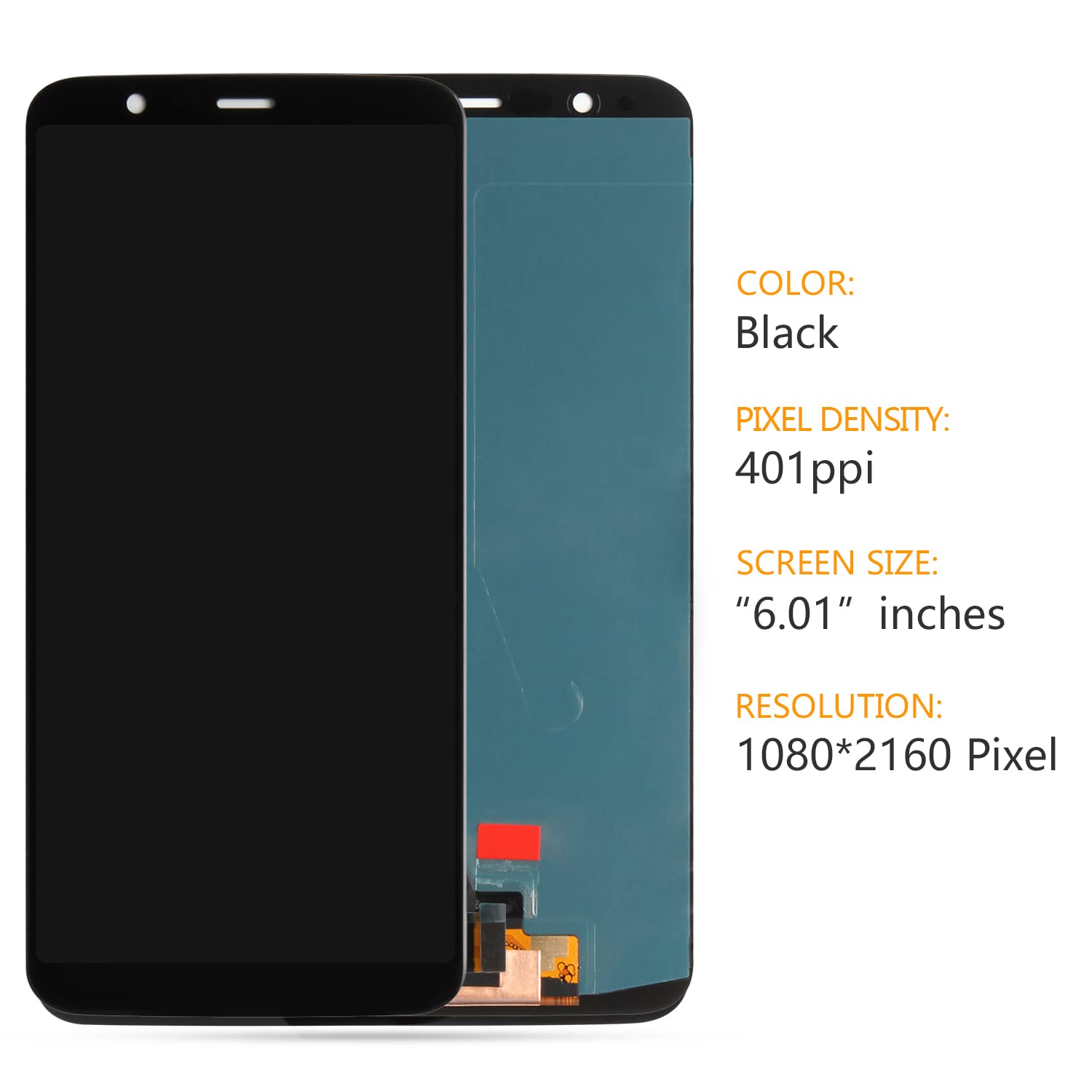 Ecran LCD Oled & Vitre tactile Noir Assemblés Sur Châssis Pour Oneplus 5T - Pièces détachées pour téléphonie mobile - Achat & prix