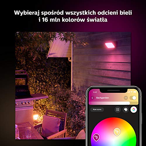 Philips-Hue-White-and-Colour-Ambiance-LED-Discover-Black-Garden-FloodLight-Compatible-with-Alexa