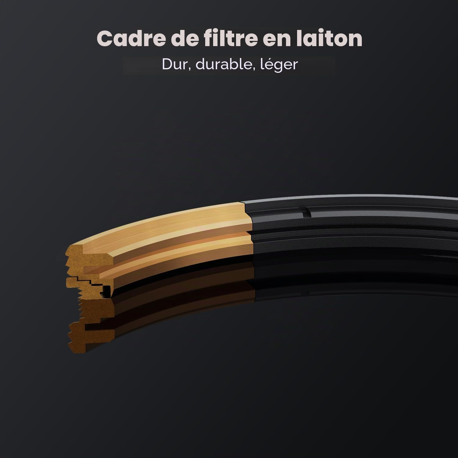 K&F CONCEPT 49mm Filtre Polarisant CPL en Cuivre avec Étui Nano-X Pro Série | Durable,Solide,Nano-revêtement,HD,Réflectivité≤0.15%, Imperméable à l’eau, Résistant à l’huile et aux rayures,FC901