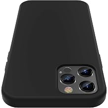 Minimalist Case for iPhone 13 Pro Max, Ultra Thin [1.5mm] Slim Fit Flexible Soft TPU Case Black