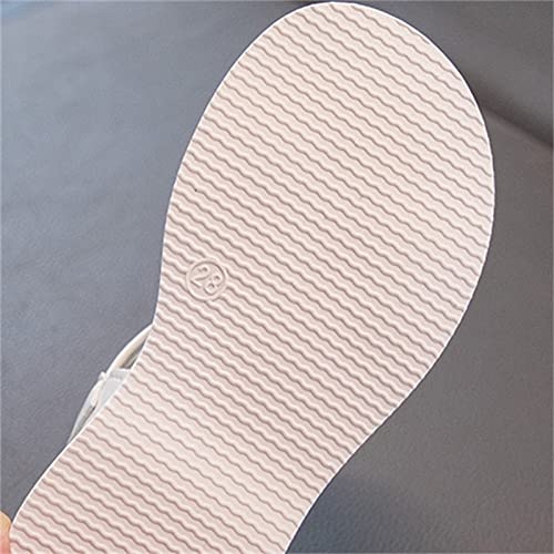 Big Kids Girl Sandals Summer Pearl Roman Shoes Flat Bottomed Non Slip Daily With Dress Shoes Youth Slides3