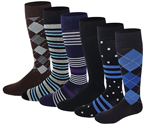 Different Touch Dr. Shams 6 pairs pack everyday Cotton compression knee high socks2