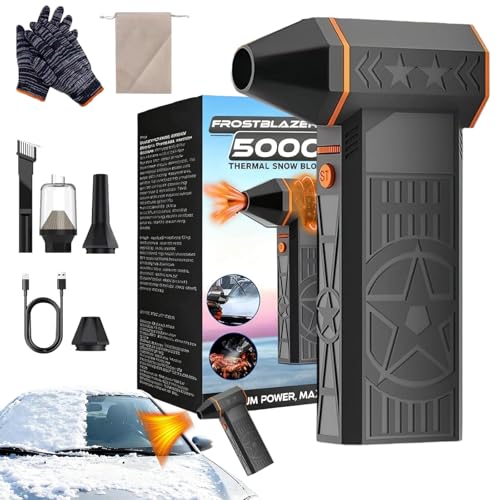 2026 3-in-1 5000W Snow Blower, Leaf Vacuum & Hot Air Tool