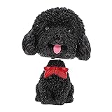 BESPORTBLE Wackelkopf Hund Dekoration Aus Resin Niedlicher Hund Für Auto Innendekoration Kuchen Dekoration Und Home Deko Umweltfreundliches Material Schönes Design Tier