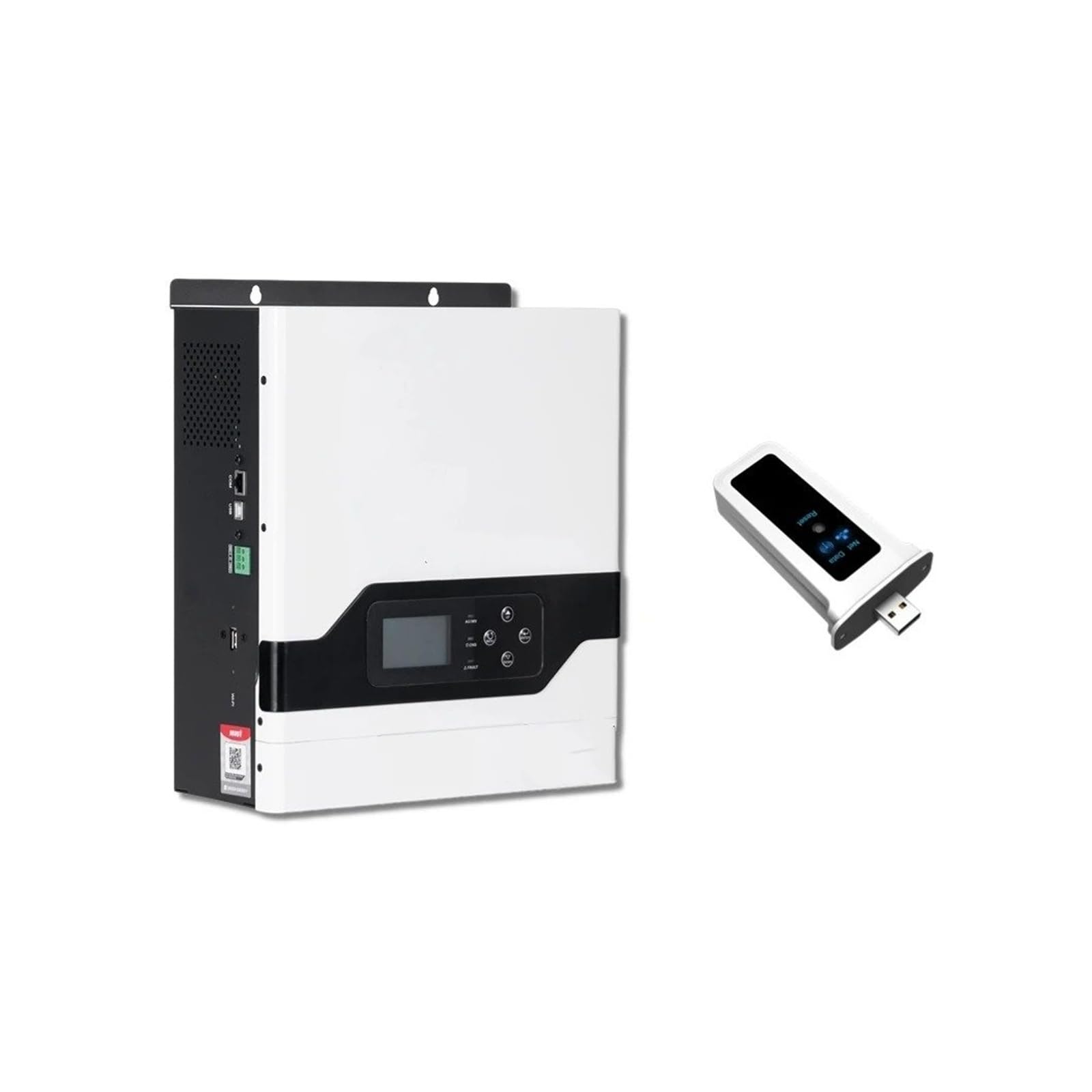 modificada Inversor Corriente Inversor Solar para Híbrido Fuera Red 3000w PV18 3024 VPM MPPT 220-240V 24V 3KW Construido 145V 60A MAX 80A Controlador Carga WiFi(3KW-WiFi)