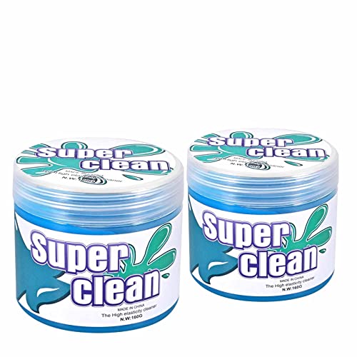 GIVERARE [2022 Latest] 2 Pack Cleaning Gel, Universal Dust Cleaner, Car Detailing Tools, Auto Vent Interior Detail Removal, Home, Office, Electronics Dust Remover for PC, Laptops, Cameras, Keyboard