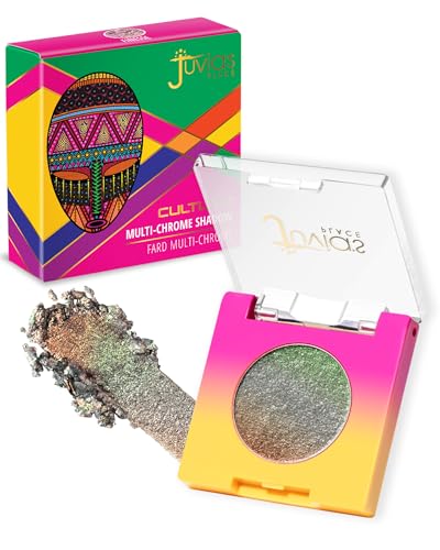 Juvias Place Culture Multichrome Eyeshadow Shock High-Pigment Intense Color-Shifting Magic Ultra-Smooth Velvet-Touch Texture Dazzling Multidimensional Color for Bold and Full Drama