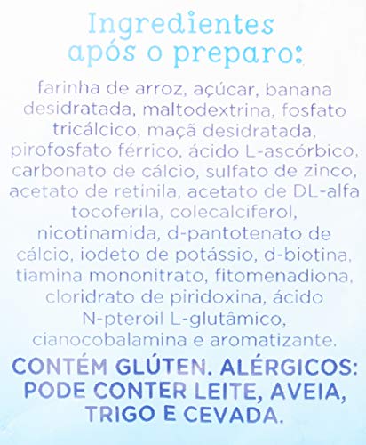 Cereal Infantil Milnutri Banana E Maçã Danone Nutricia 180g