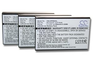 vhbw 3 x Akumulator do Tunstall Dect