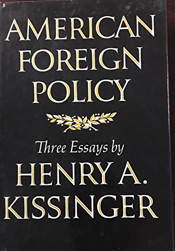 American Foreign Policy: three essays B000KW3EKG Book Cover