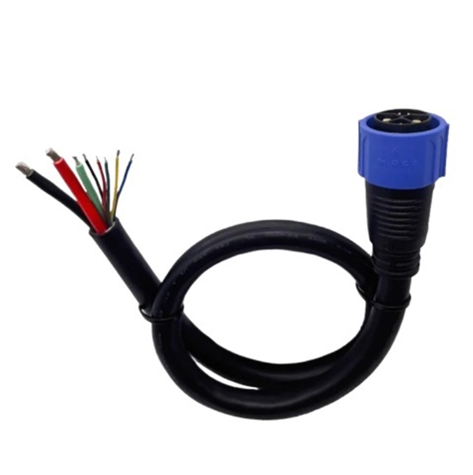 Cable de Enchufe Carga for vehículo eléctrico M23/M25 2 + 1 + 5, línea conexión Impermeable con Bloqueo automático, alimentación Macho y Hembra(Plug Wire-E)