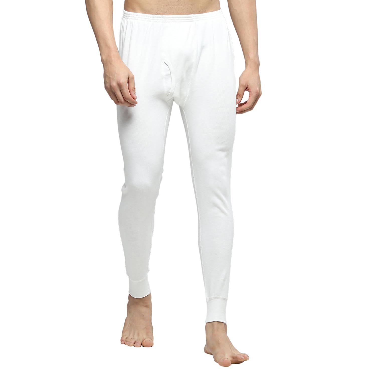 monte carlo Mens Solid White Thermal Lower-picture-16