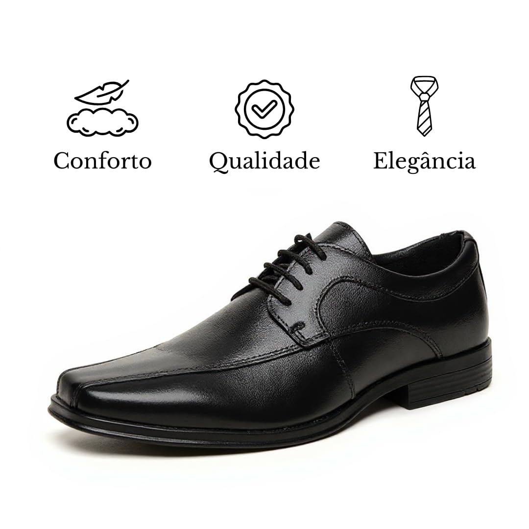 Sapato Social Masculino Derby em Couro Sintético – Conforto Anti-Stress, Bico Quadrado, Sola Borracha, Elegante Preto ou Marrom 37-44 – BR911 em promoção! Veja a oferta e mais achadinhos de Sapatos 5 Hoje é o melhor dia para comprar Sapato Social Masculino Derby em Couro Sintético – Conforto Anti-Stress, Bico Quadrado, Sola Borracha, Elegante Preto ou Marrom 37-44 – BR911 com aquele preço maroto! Promoção! Aproveite a oferta! 5