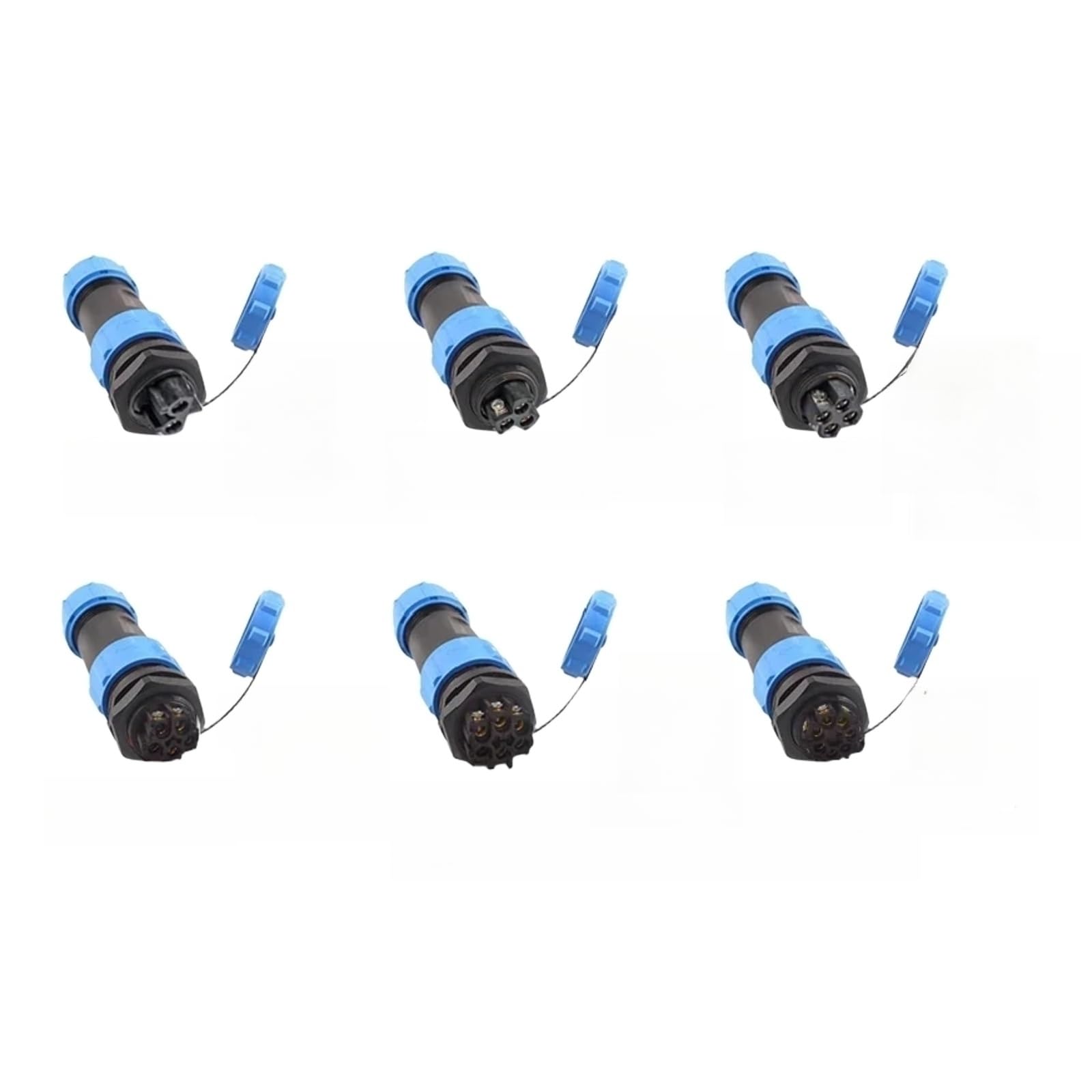 Conector de cableado SP20 de 7 pines con tornillo sin soldadura pack de 10 unidades