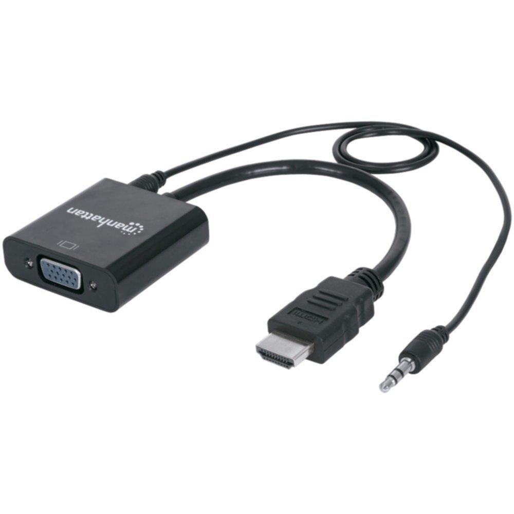 MANHATTAN151559 HDMI AM-VGA+ Audio Converter Cable