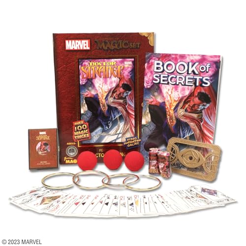 Marvel Doctor Strange Multiverse of Magic Set - Over 100 Easy-to-Learn Superhero Tricks for Kids and Adults