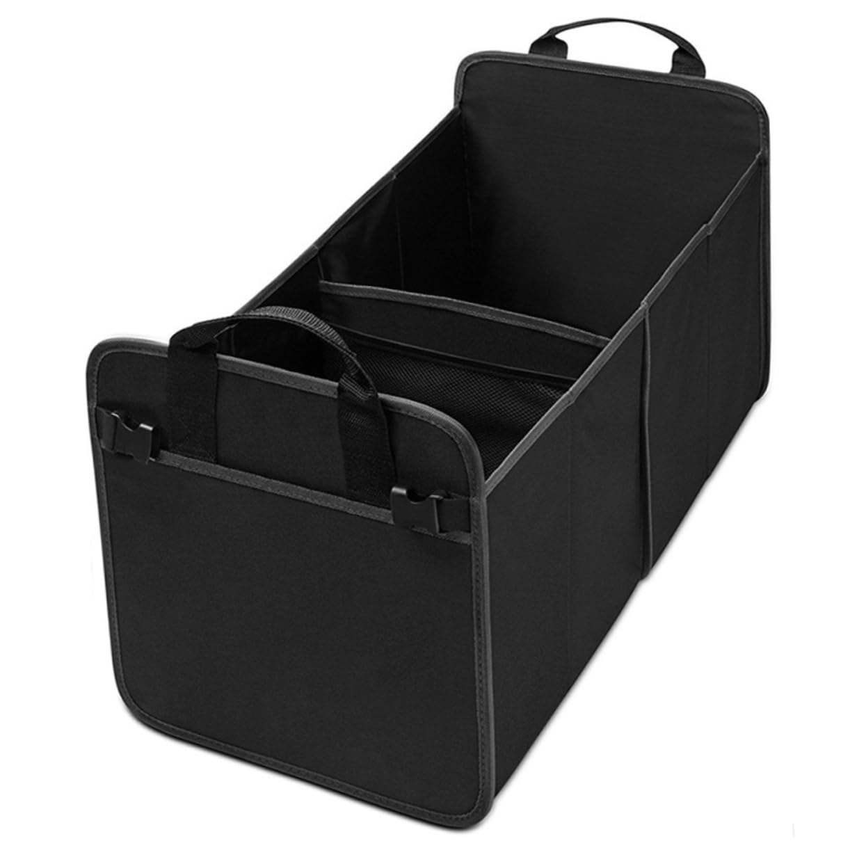 Organisateur de Coffre de Voiture Pliable Étanche en Tissu Oxford Noir