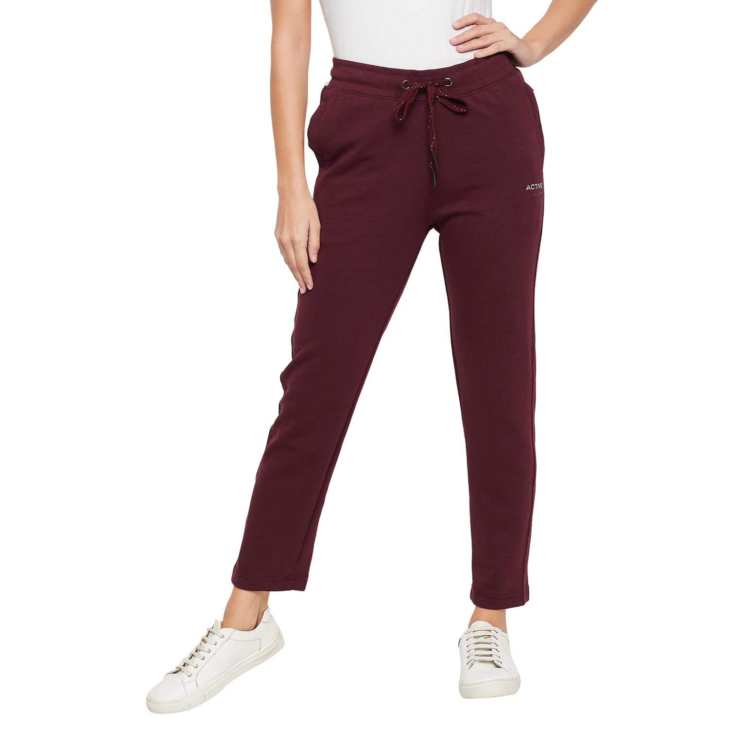 cantabil Black Solid Fleece Regular Fit Trackpant for Women I Track Pants for Women | Winter Wear Regular Fit Trackpants for Ladies (P_LTRP00022_Black)-picture-42