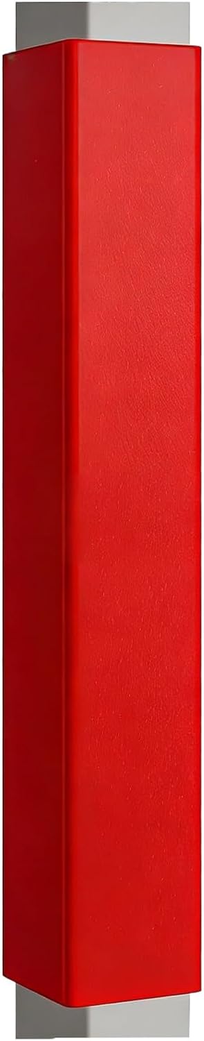 Heavy-Duty Square Pole Padding for Basketball Courts, 10x10 to 30x30 cm, Self-Adhesive Safety Cover for Garage Columns, Red, H-180cm, Inner Dia 18x18cm,Red,H-180cm/Inner dia-18x18cm