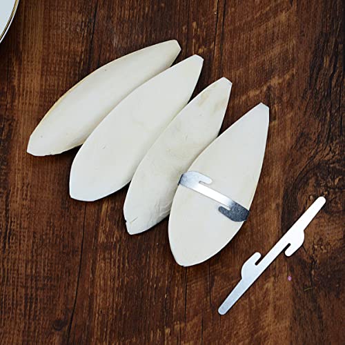 4-PCS-Cuttlefish-Bone12-13cm-Birds-Parrots-Chewing-Toys-with-2-Pcs-Metal-Holder-Natural-Cuttlefish-Bone-Bird-Pet-Molar-Toy-for-Parrots-Cage-Birds-Reptiles-Tortoises-Snails