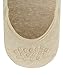 FALKE Men's Step Medium Cut No Show Socks, Sustainable Cotton, Beige (Sand Melange 4650), 9.5-10.5, 1 Pair