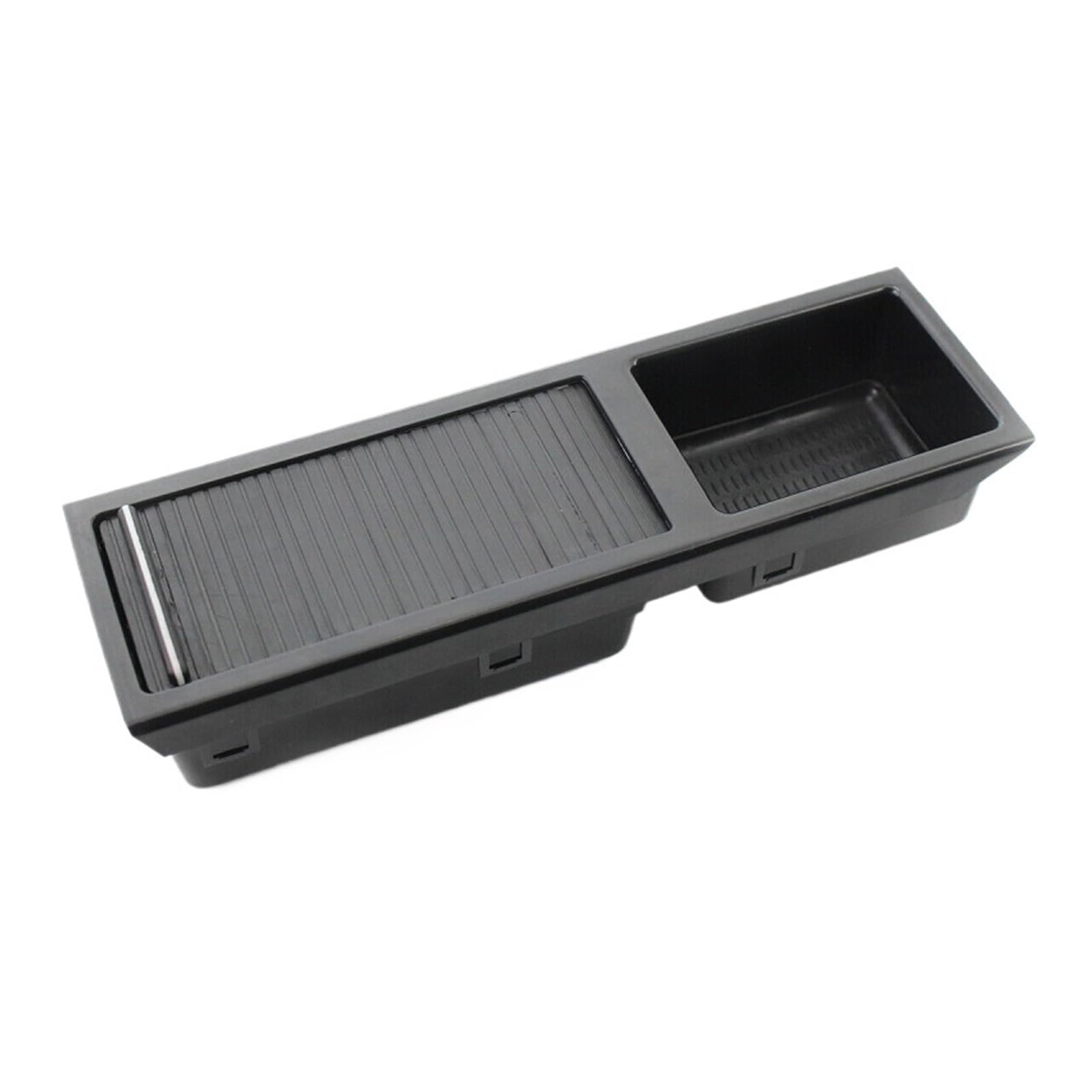 Compatible con portavasos de Coche Serie 3 E46, Consola Central Delantera, Caja de Almacenamiento for Monedas de 1998 a 2007(Black)
