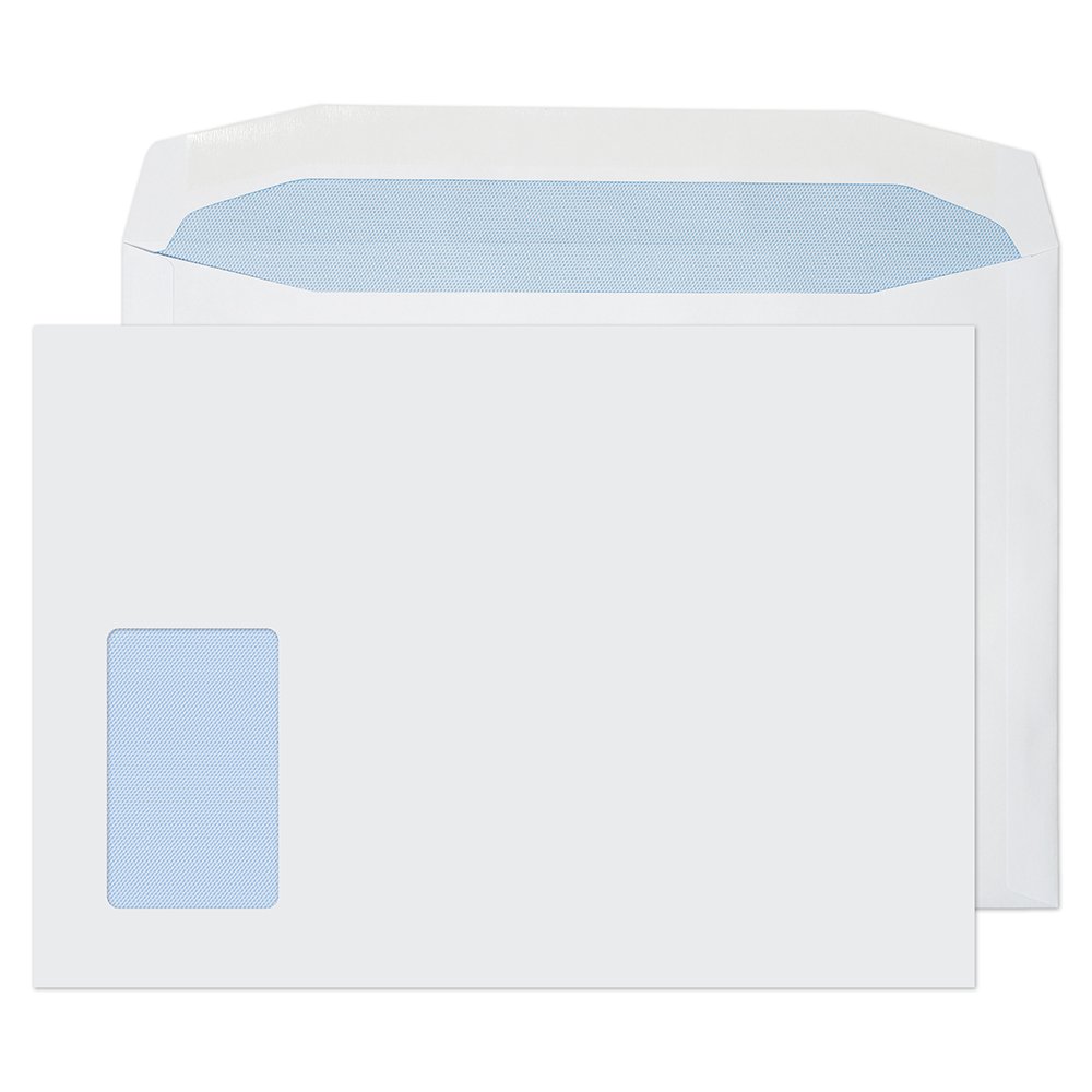 Blake Everyday White Window Gummed Mailer 229x324mm 100gsm Pack 250