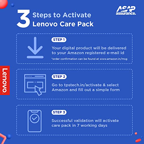 Image of Lenovo Branded 1 Year Extended Warranty for Select Lenovo Laptops (Email Delivery, No Physical Kit)