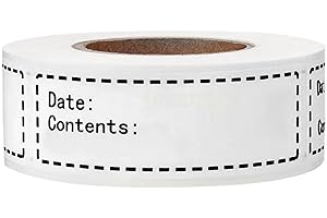 600PCS MEAL PREP ESSENTIALS FREEZER LABELS