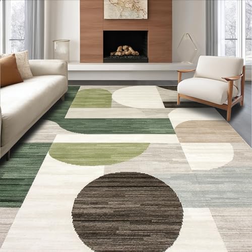 ODIKA Flatwoven High Traffic Area Rug 4x6, Natural Fiber Round