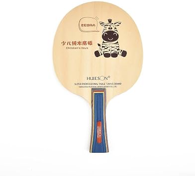 Wood Table Tennis Racket Blade for Attack, Long Handle Beginner Paddle 5 Layer Pure Wood Construction for Improved Control Power