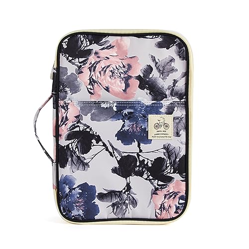 Carpeta portátil para archivos impermeable con 10 bolsillos para clasificar notas de oficina