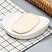 FORLONG Ceramic Soap Dish Holder, for Bathroom,Tub and Kitchen Sink（White）