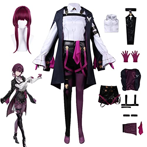 AGENCO Honkai Star Rail Kafka Cosplay Traje Juego Personaje Uniforme Conjunto Completo Halloween Carnaval Fiesta Vestido Traje Para Mujeres Niñas