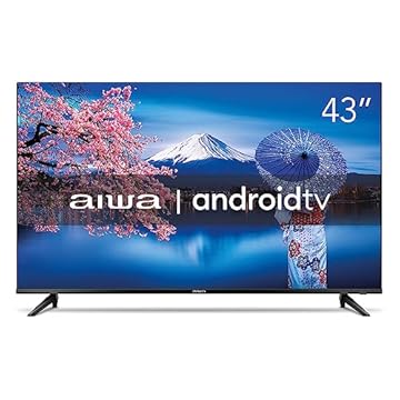 Smart TV Aiwa 43”, Android, Full HD, Borda Ultrafina, HDR10, Dolby Áudio - AWS-TV-43-BL-02-A