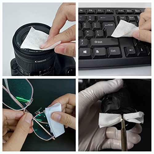 PINGMIC 1800 PCS Lint Free Gun Cleaning Patches - 2\" Highly Absorbent Gun Cloth for .22 to .45 Cal, 5.56/9mm, Firearms Cleaning Supplies Maintenance Accessories
