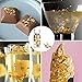 Tgoon Edible Gold Leaf , 2Pcs Edible Genuine Gold Leaf Flakes , Multifunctional Bottle Decorative Gold Foil Paper for Food Dessert Decoration Crafts Decoration Health Spa