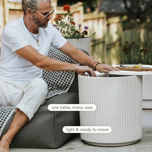 Image of Veradek Cooler Side Table - Outdoor Cooler Table and Ice Chest