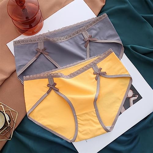 Sweet Japanese-style Midriff Panties Female Sense of Cute Girls High Elastic Package Hip Cotton Crotch Triangle4