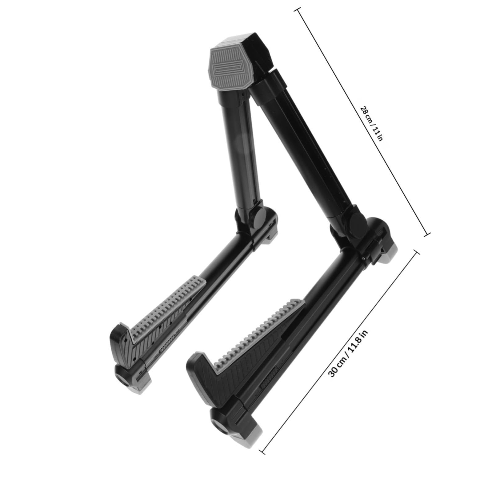 DECHOUS Supporto Pieghevole per Chitarra e Basso Multifunzionale, Base Stabile, Materiale Robusto, Adatto per Chitarra Acustica, Elettrica e Ukulele, Facile da Trasportare e Installare
