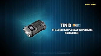 Nitecore EDC37 8000 Lumen USB Rechargeable Slim Body LED Flashlight, TINI3 600 Lumen Keychain Flashlight Bundle with EdisonBright Charging Adapter